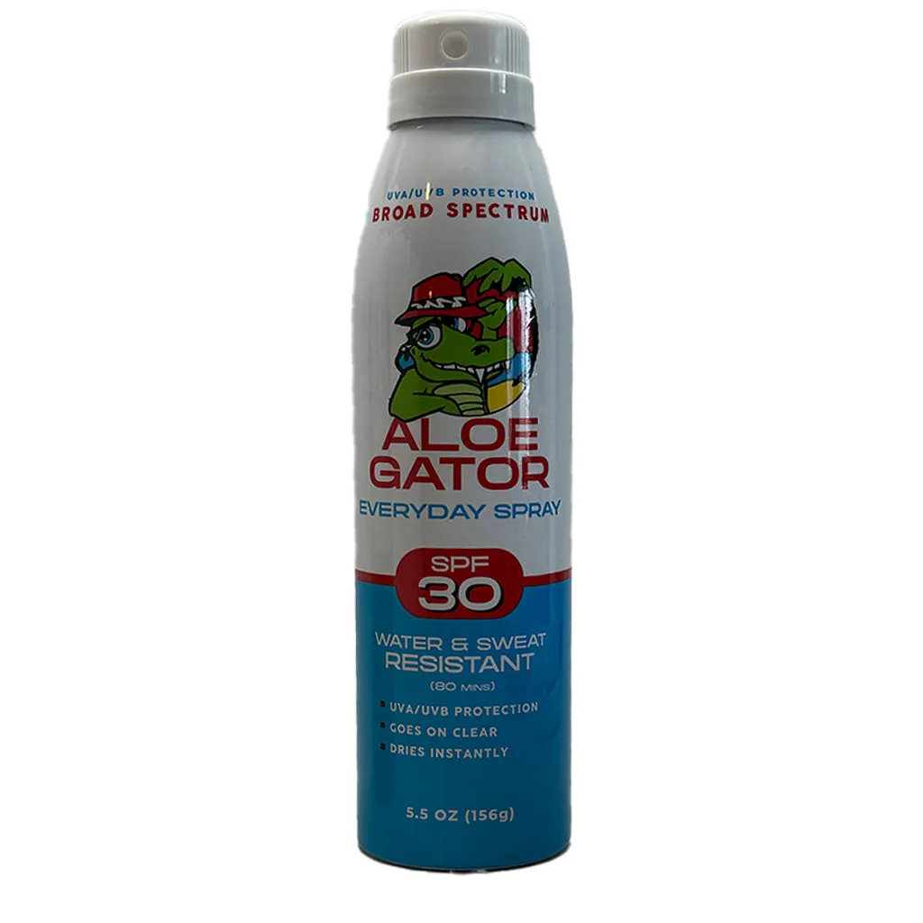 Aloe Gator Everyday Spray 5.5 oz SPF 30 Sunscreen